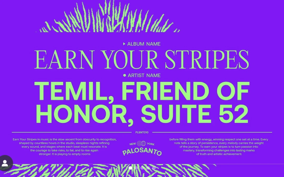 Synths con intención: TEMIL, Suite 52 y Friend of Honor presentan “Earn Your Stripes”